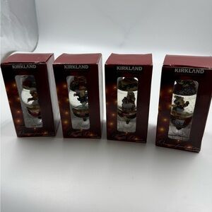 Kirkland Signature Waterglobe Ornament X 4